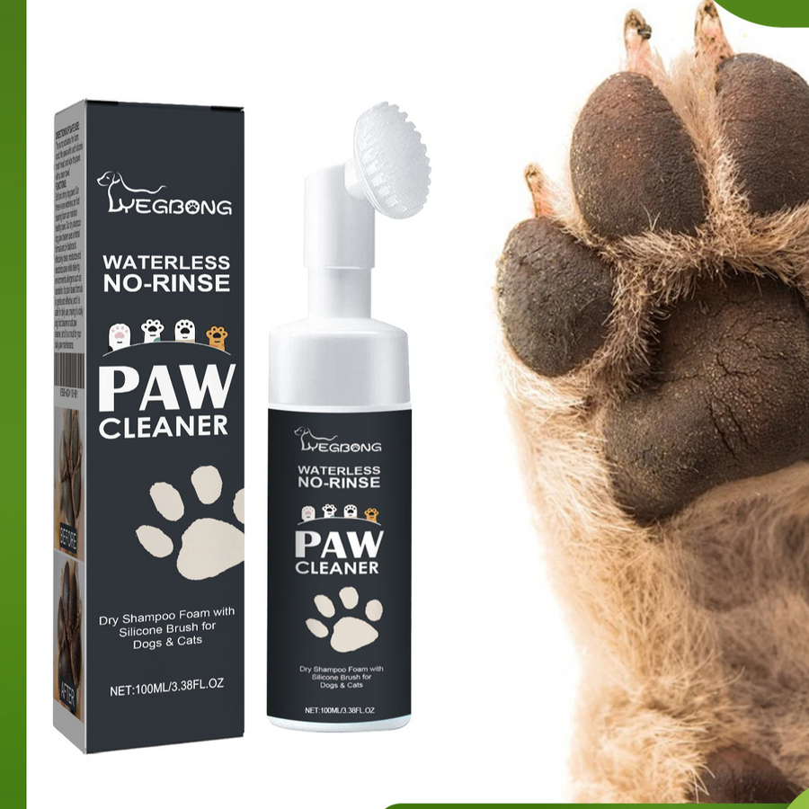 No-Rinse Pet Paw Cleaner & Brush SupplyLoop