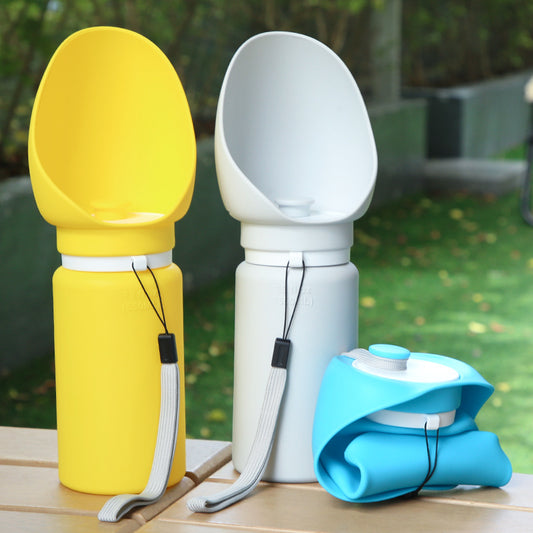 Foldable Pet Water Bottle, 2-in-1 Bottle & Bowl SupplyLoop